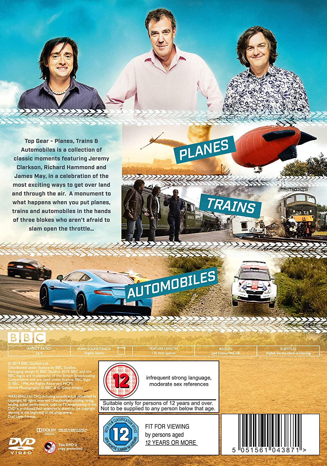 Top Gear – Flugzeuge, Züge und Automobile [2019] – Chatshow [DVD]