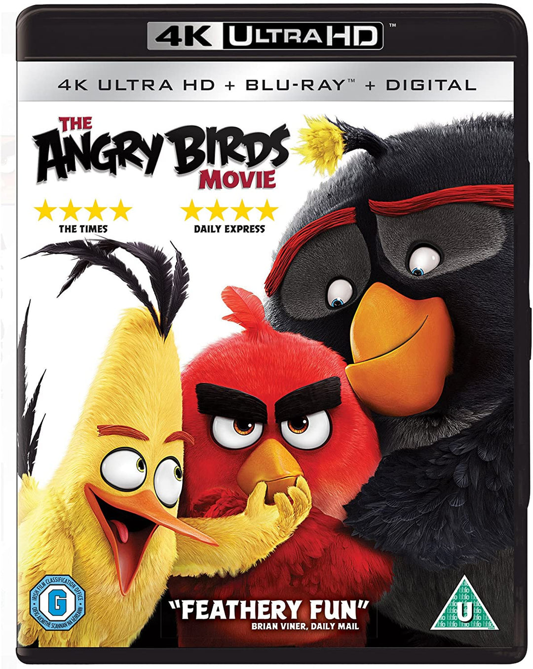 Der Film „Angry Birds“ [4K Ultra HD] [Region Free] – Familie/Komödie [Blu-ray]