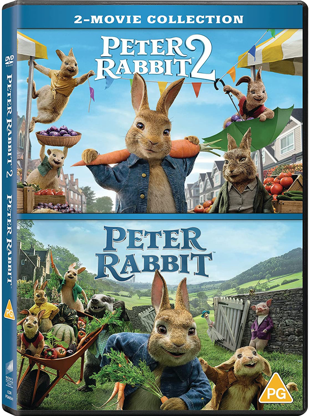 Peter Rabbit 1 und 2 (2 DVDs) – Familie/Komödie [DVD]