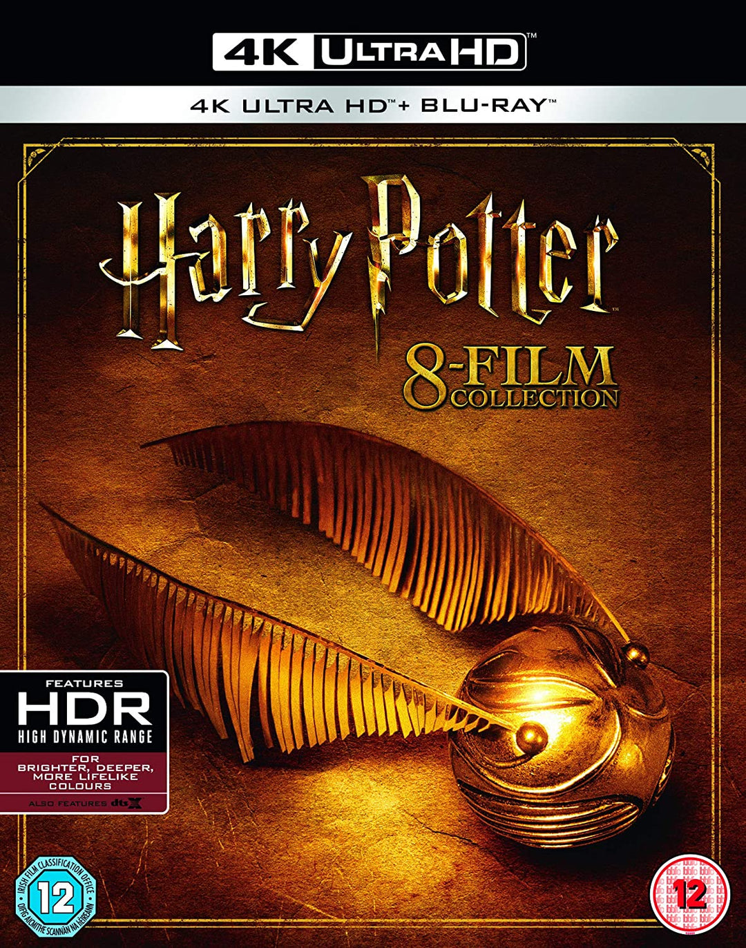 Harry Potter: Die komplette 8-Film-Sammlung [4K Ultra HD] [2001] [2011] – Fantasy/Abenteuer – [Blu-ray]