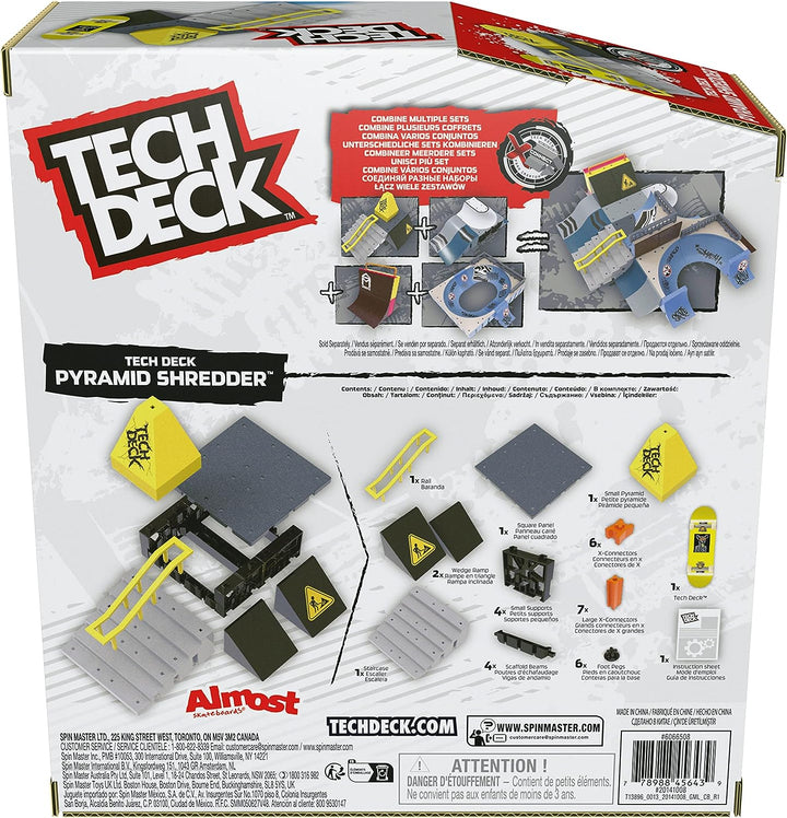 Tech Deck, Pyramid Shredder, X-Connect Park Creator, anpassbar und baubar