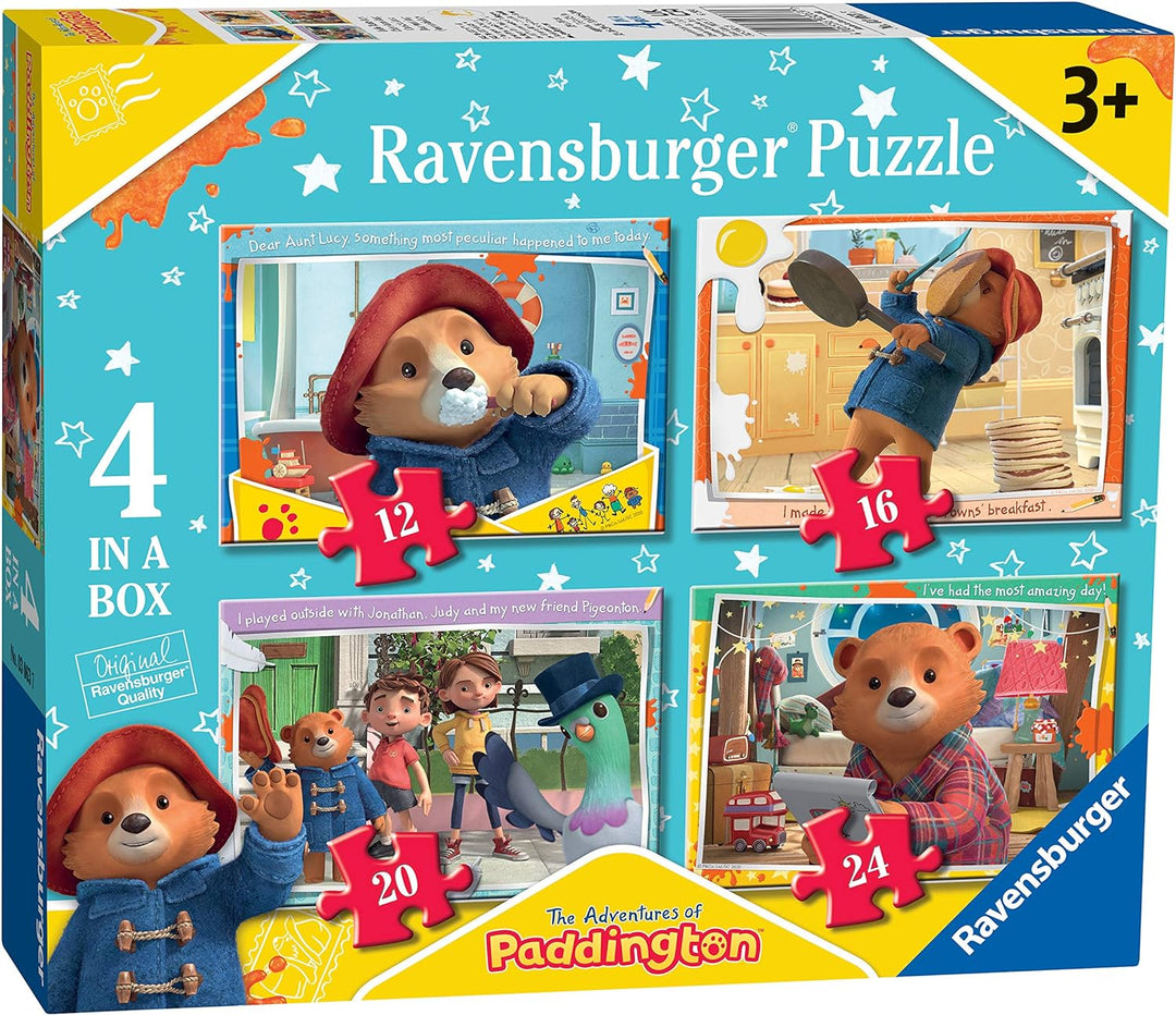 Ravensburger Die Abenteuer von Paddington 4 in Box (12, 16, 20, 24 Teile) Puzzle