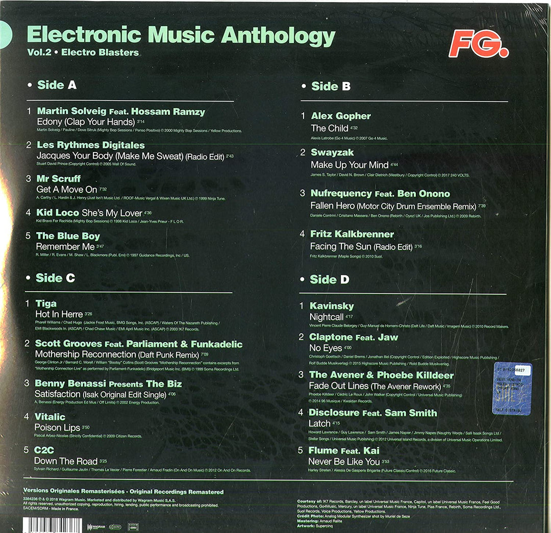 ELECTRONIC MUSIC ANTHOLOGY VOL. 2 - BY FG [VInyl]