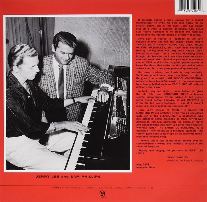 Jerry Lee Lewis (Silbernes Vinyl) [VINYL]