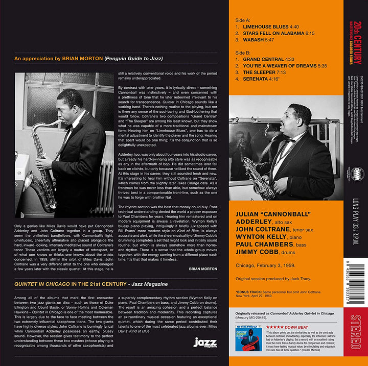 John Coltrane – Cannonball Adderley &amp; John Coltrane Quintet in Chicago [VINYL]