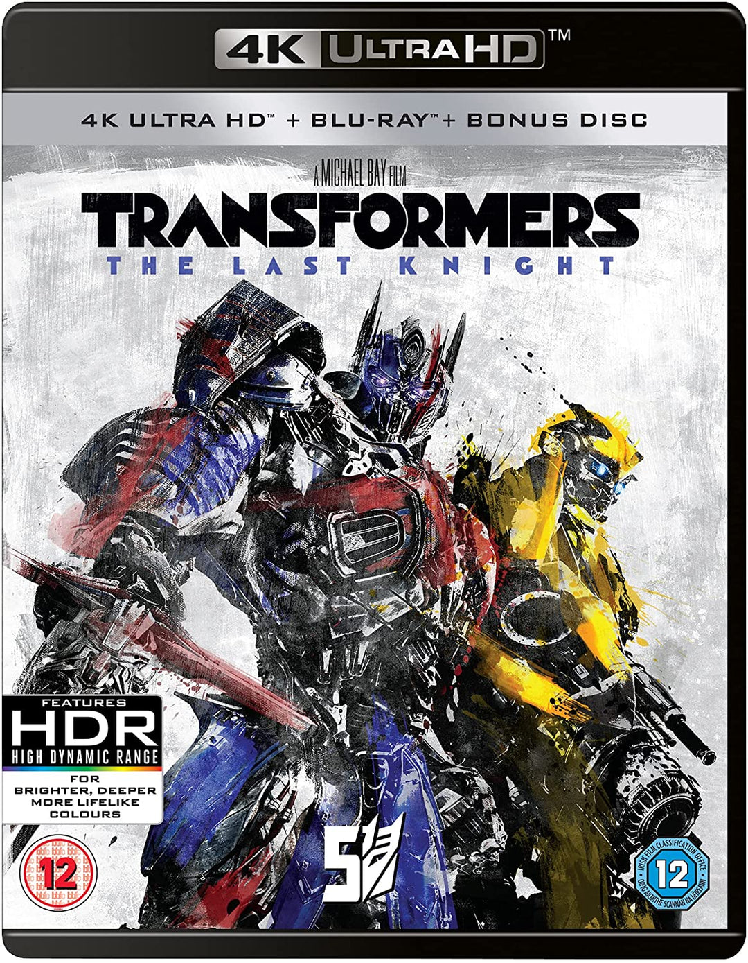 Transformers: The Last Knight (4k + BD + Bonus disc BD) [Blu-ray]