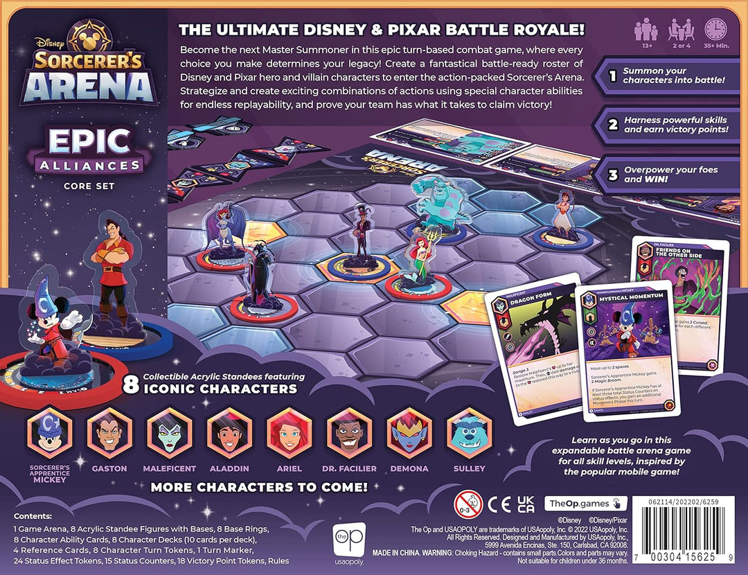 Disney Sorcerer's Arena: Epic Alliances Grundset | Strategie-Brettspiel für 2 bzw