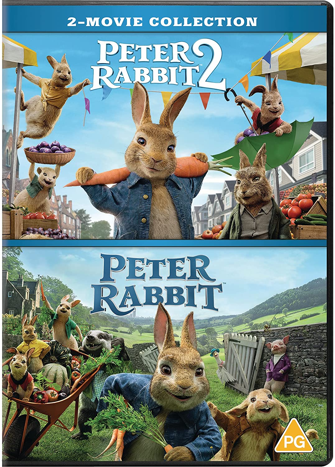 Peter Rabbit 1 und 2 (2 DVDs) – Familie/Komödie [DVD]