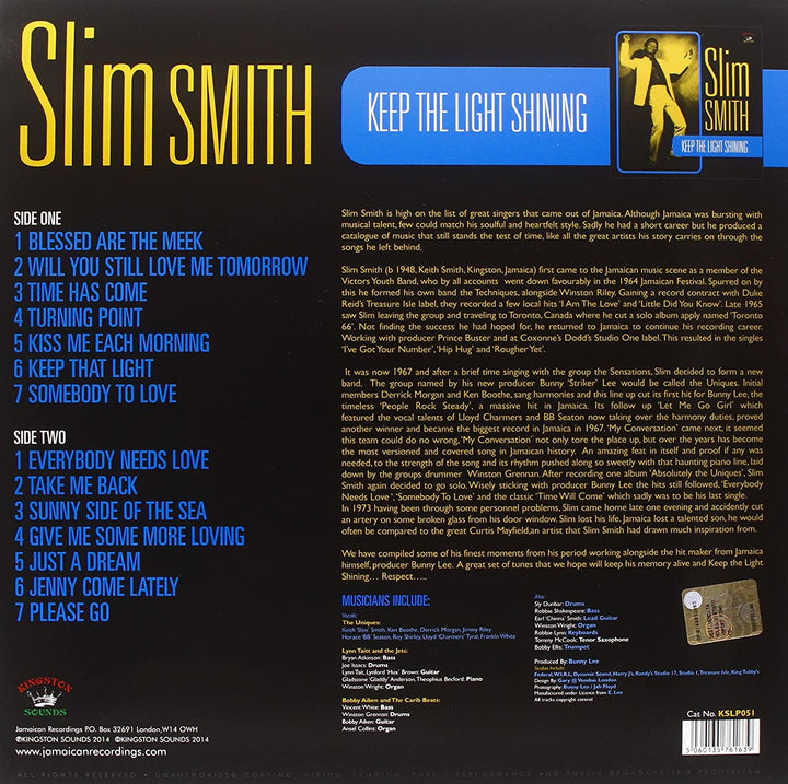 Slim Smith – Keep The Light Shining [VINYL]