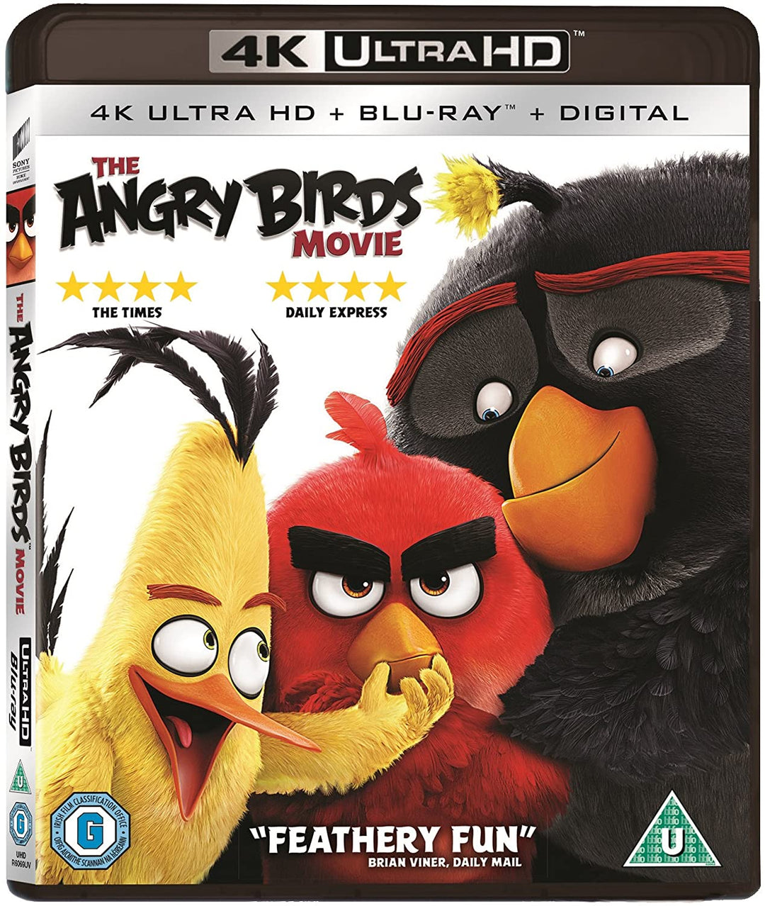 Der Film „Angry Birds“ [4K Ultra HD] [Region Free] – Familie/Komödie [Blu-ray]