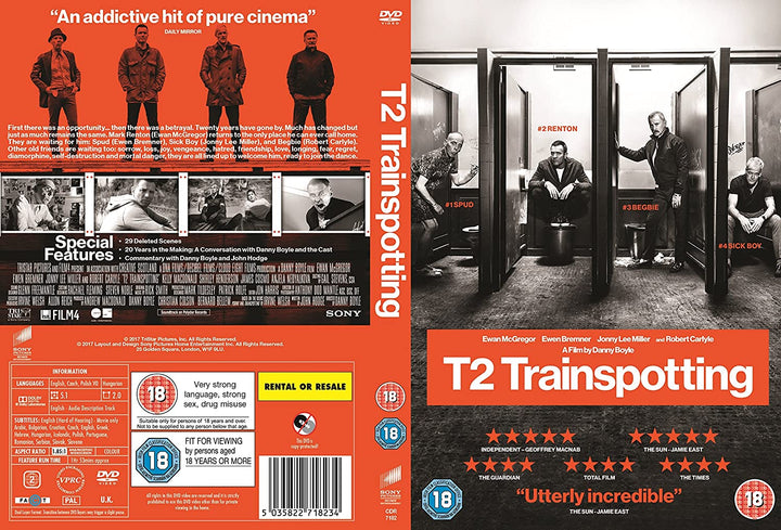 T2 Trainspotting – Komödie/Drama [DVD]