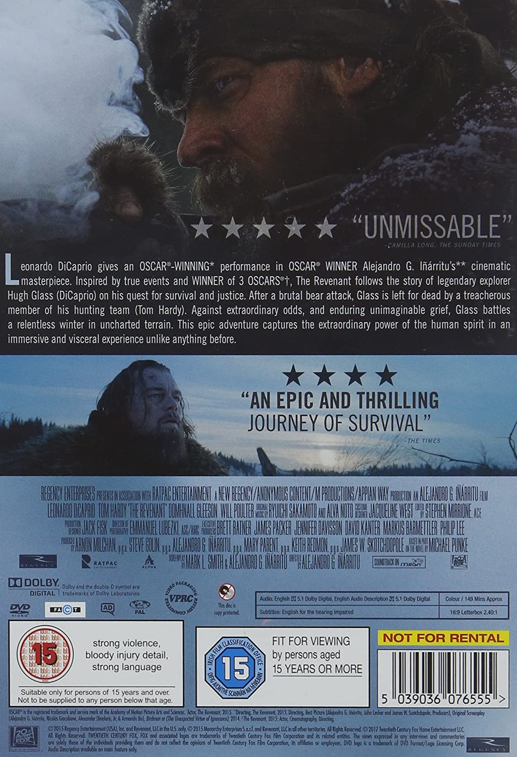 The Revenant – Western/Abenteuer [DVD]