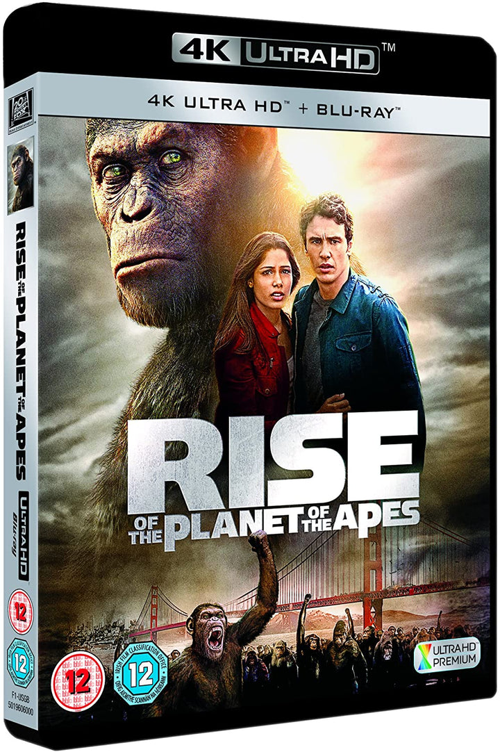 RISE OF THE PLANET OF THE APES 4K UHD+BD [2017] – Science-Fiction/Action [Blu-Ray]