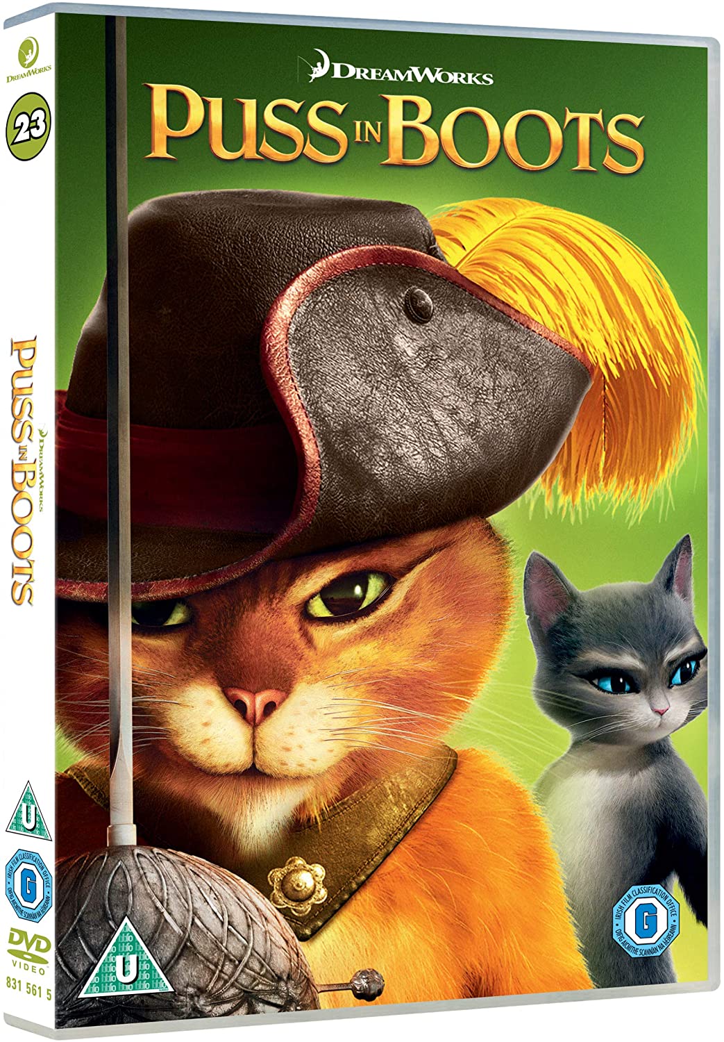 Der gestiefelte Kater (Artwork-Aktualisierung 2018) – Familie/Abenteuer [DVD]