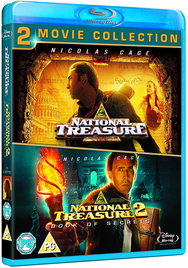 National Treasure 1 &amp; 2 Double Pack [Region Free] – Action/Abenteuer [Blu-ray]