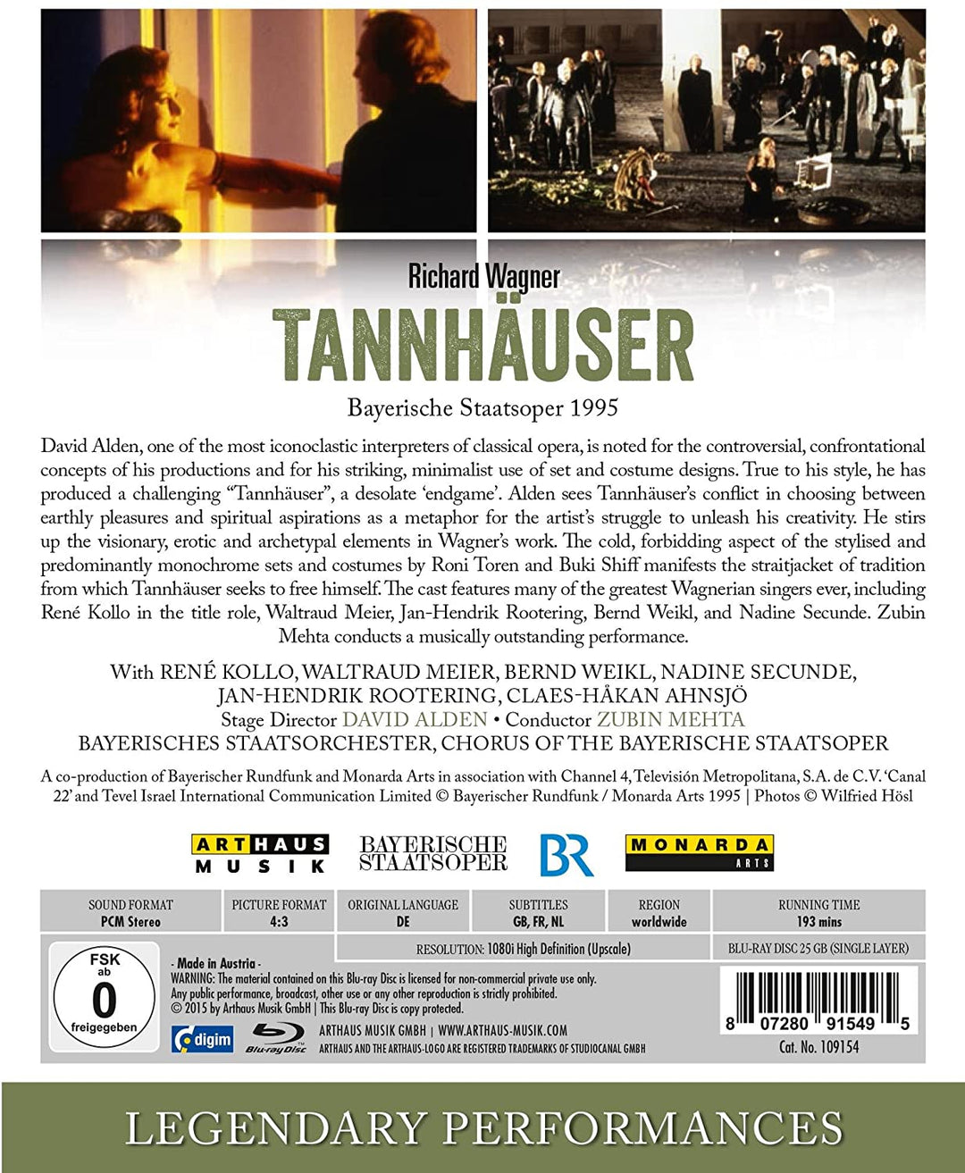 Tannhauser [2015] - [Blu-ray]
