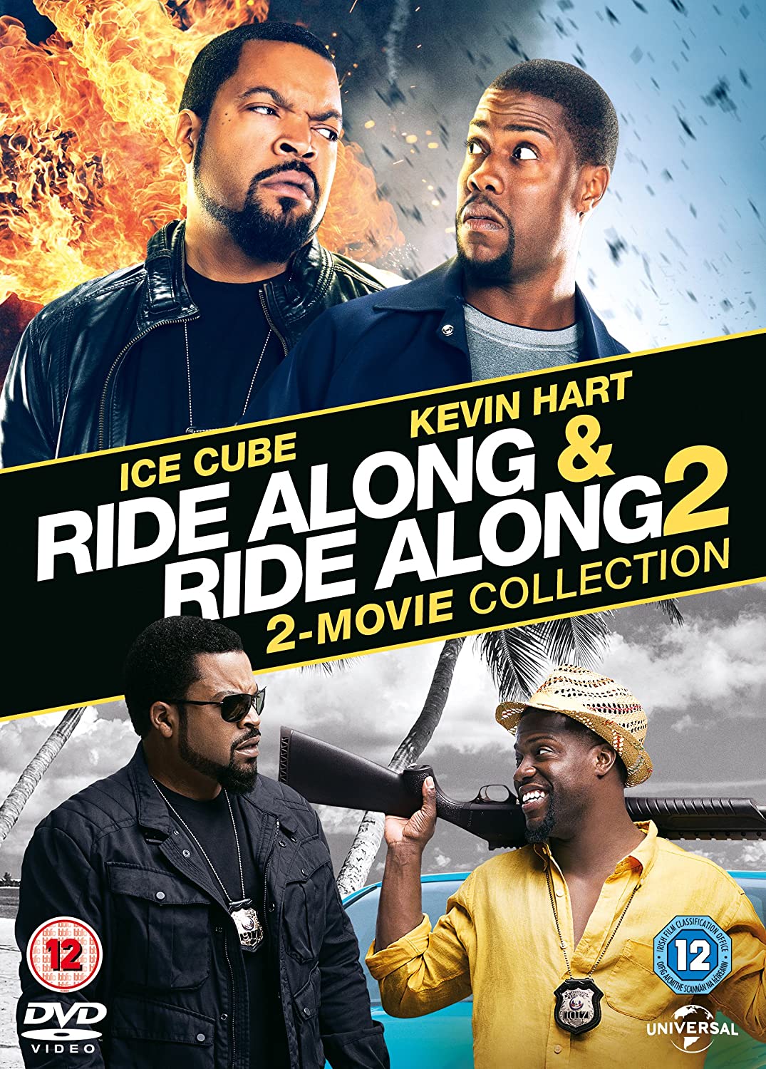 Ride Along 1 &amp; 2 [2015] – Komödie/Action [DVD]