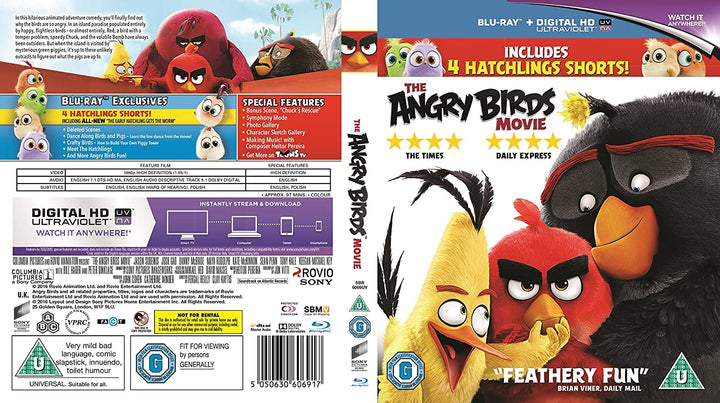 The Angry Birds Movie [2016] [Region Free]