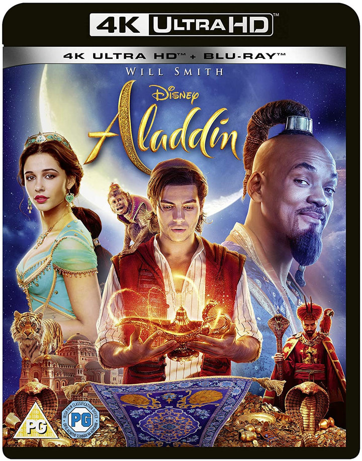 Disney's Aladdin Live Action [4K UHD + Blu-ray] [2019] [Region Free] [Blu-ray]