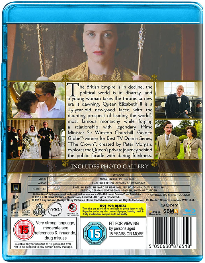 The Crown – Staffel 1 – Drama [Blu-ray]