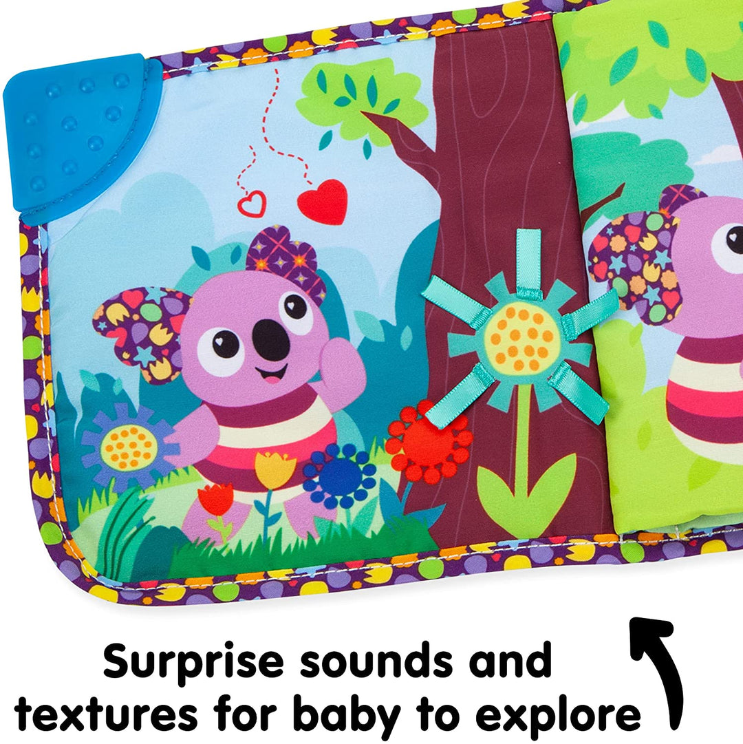 Lamaze Walla Walla der Koala Storytime, ansteckbarer Kinderwagen und Kinderwagen, Spielzeug für Neugeborene, Clip-and-Go-Spielzeug, sensorisches Spielzeug für Babys mit Farben und Geräuschen, Entwicklungsspielzeug für Jungen und Mädchen ab 0 Monaten