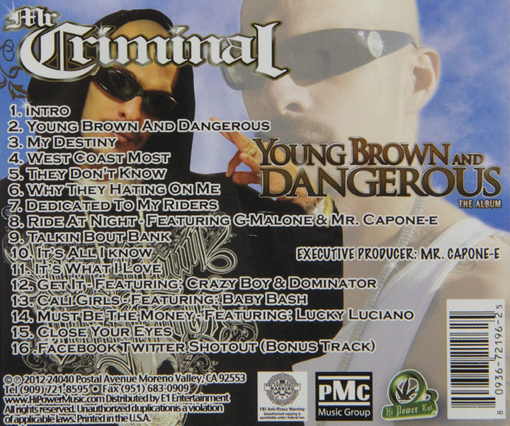 YOUNG BROWN &amp; DANGEROUS [Audio-CD]