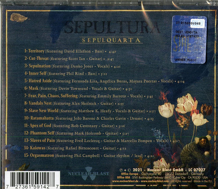 Sepultura - SepulQuarta[Audio CD]