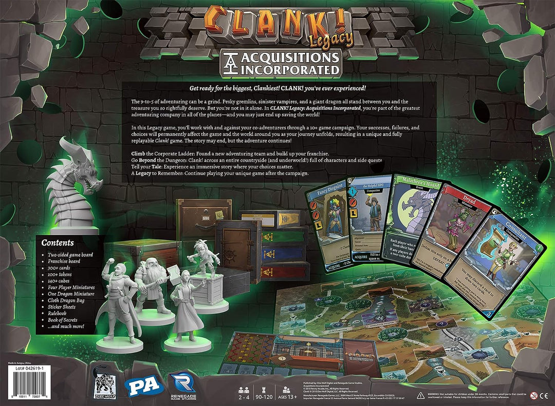 Renegade Game Studio RGS02044 Clank: Legacy: Acquisitions, gemischte Farben