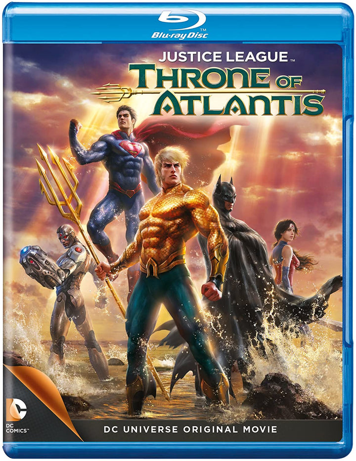 Justice League: Throne of Atlantis [2015] [Region Free] - Superhero/Animation [Blu-ray]