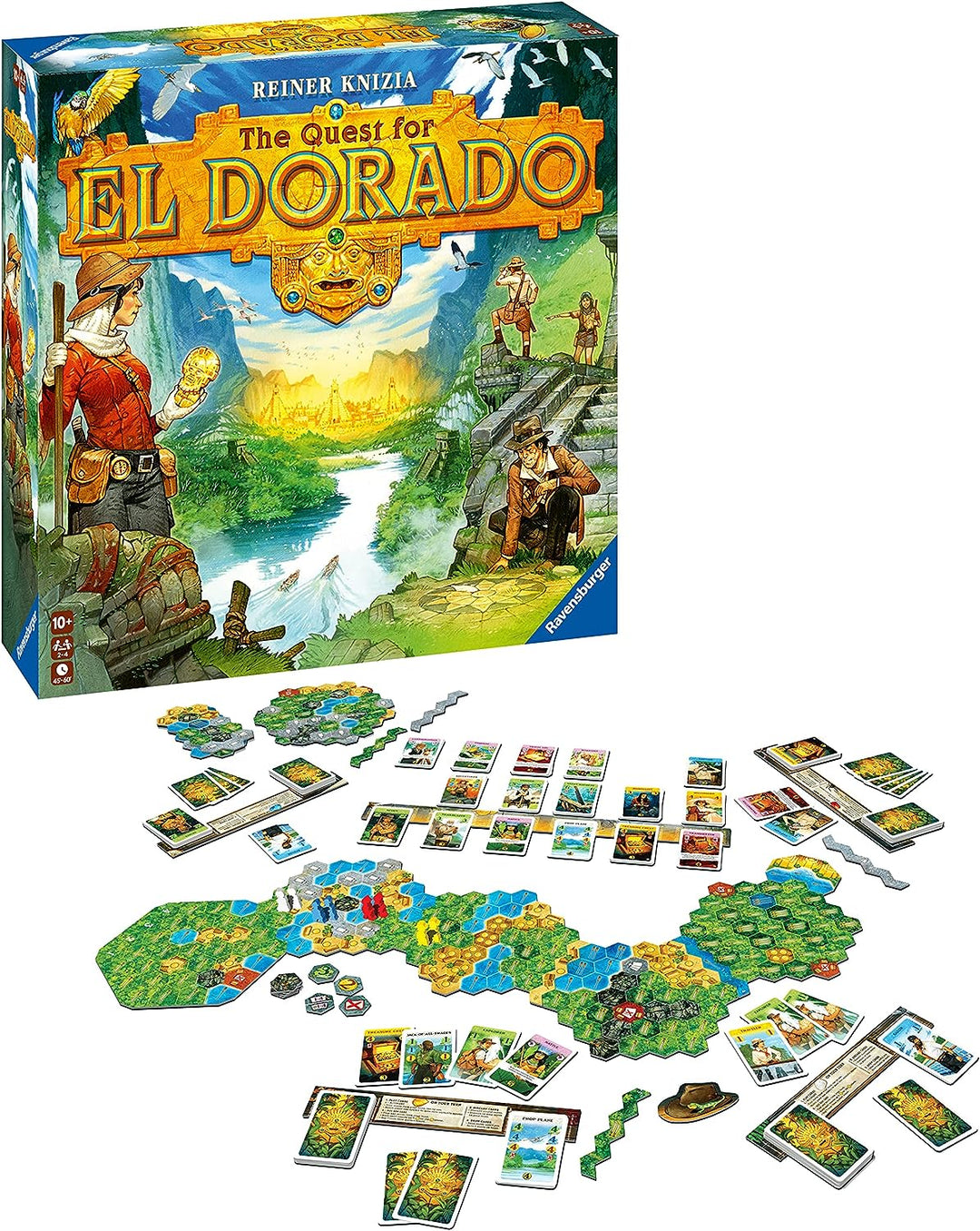 Ravensburger The Quest for El Dorado Strategie-Brettspiele für Erwachsene und Kinder Ag