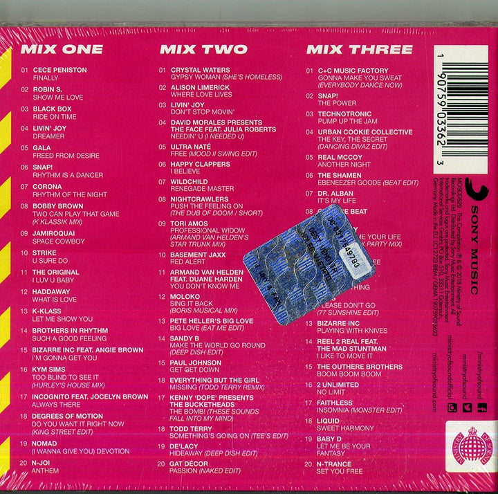 Throwback 90s Dance – Ministry Of Sound [Audio-CD]