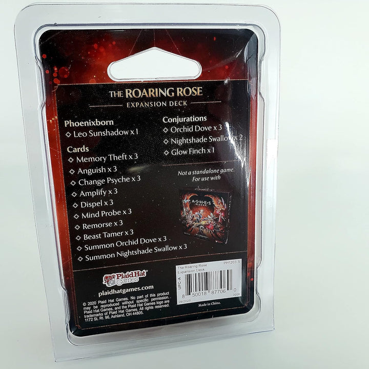 Plaid Hat Games Ashes Reborn: The Roaring Rose Expansion Deck Card Game (1203-5PH)