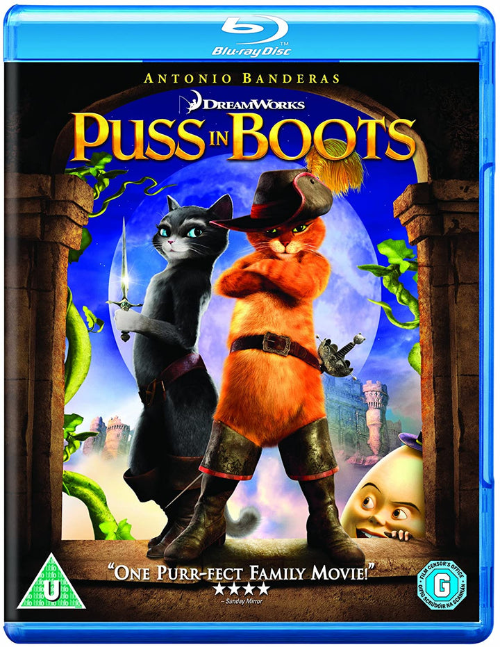 Puss In Boots [Region Free] - Family/Comedy [Blu-ray]