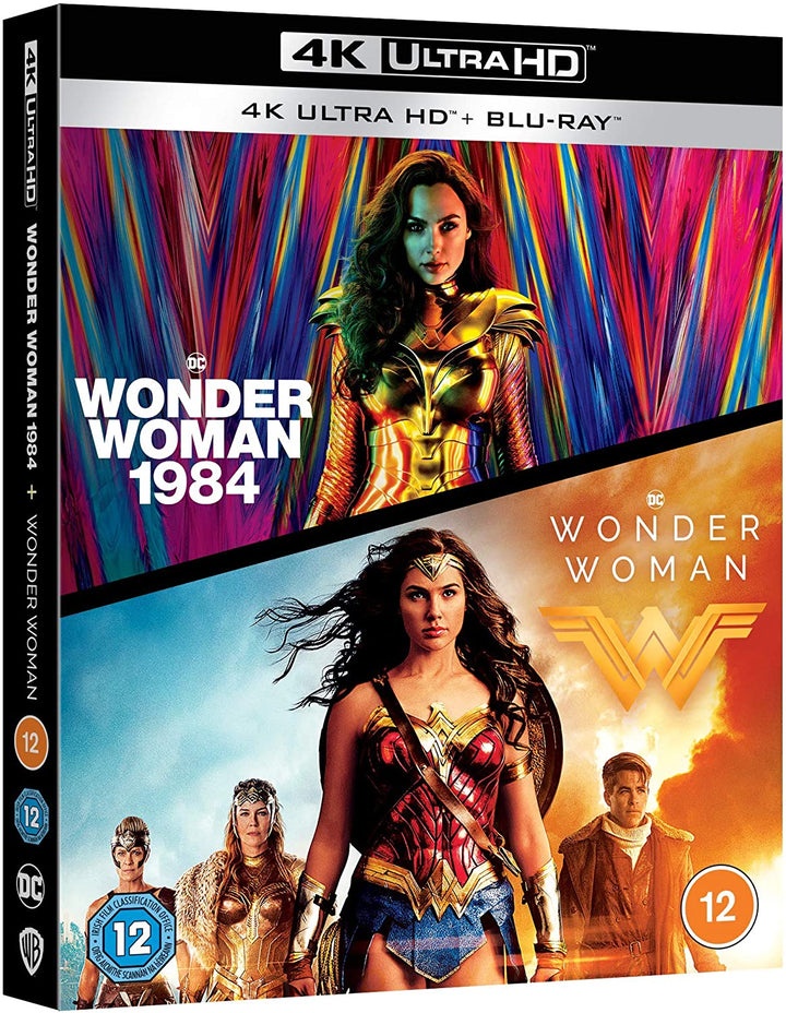 Wonder Woman 1984/ Wonder Woman (2 Stück) [UHD] [2021] [Region Free] – Action/Abenteuer [Blu-ray]