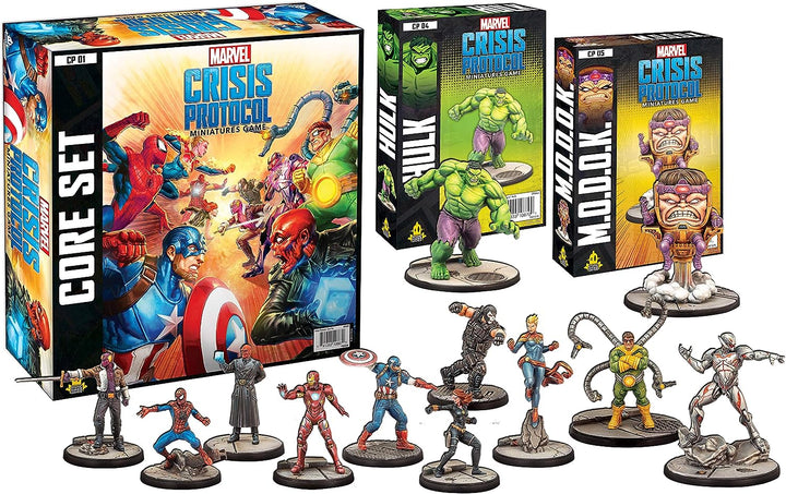 Atomare Massenspiele | Marvel Crisis Protocol: Charakterpaket: Vision und Wintersoldat | Miniaturenspiel | Ab 10 Jahren | 2+ Spieler | 45 Minuten Spielzeit