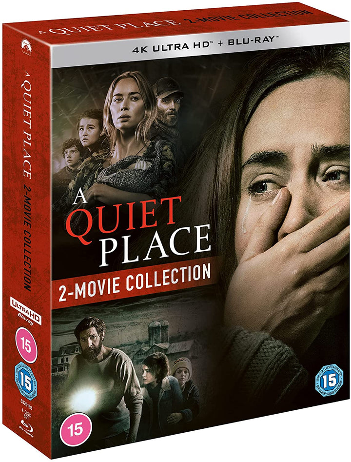 A Quiet Place Teil I und Teil II: 2-Film-Sammlung 4K UHD – Horror/Science-Fiction [Blu-ray]