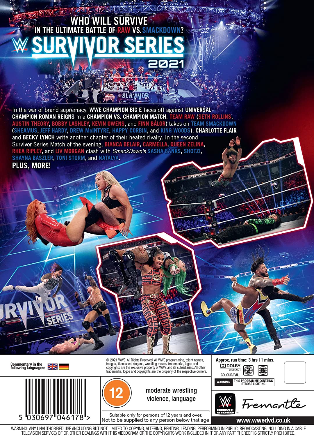 WWE: Survivor Series 2021 [DVD]