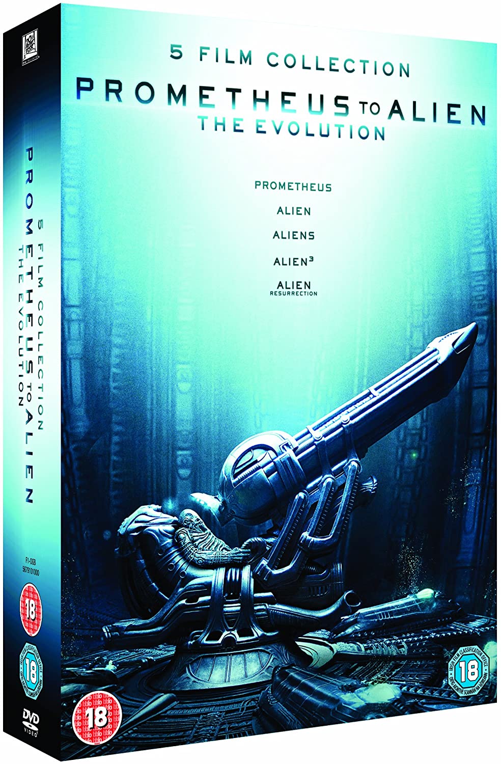 Prometheus to Alien – The Evolution 5-Film Collection [1979] – Science-Fiction/Horror [DVD]