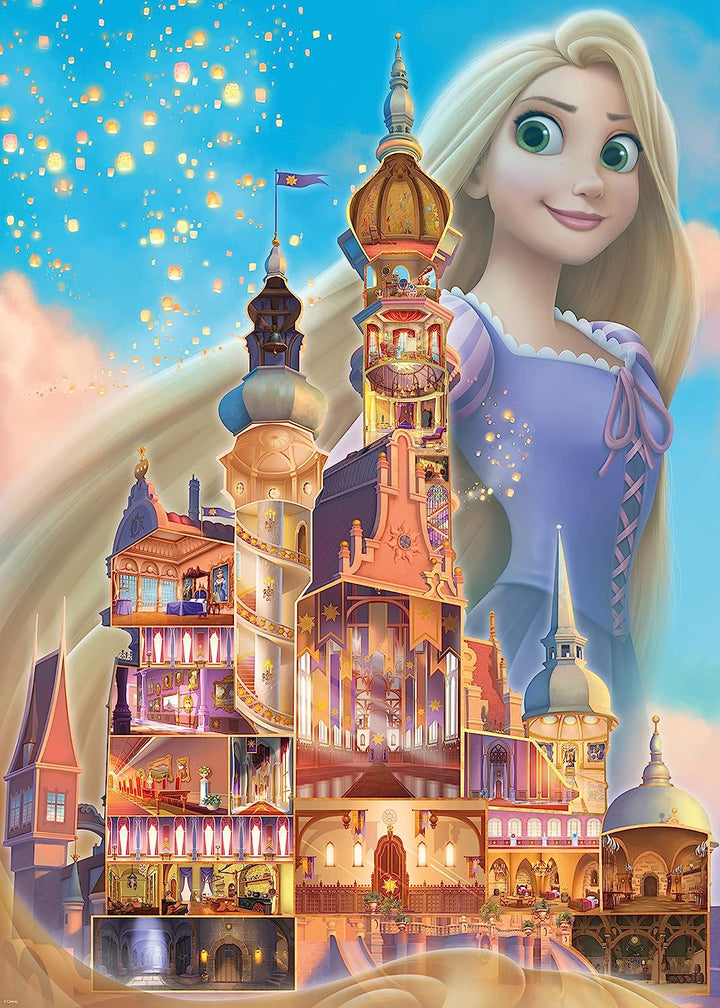 Ravensburger 17336 Disney Castles Rapunzel 1000-teiliges Puzzle für Erwachsene