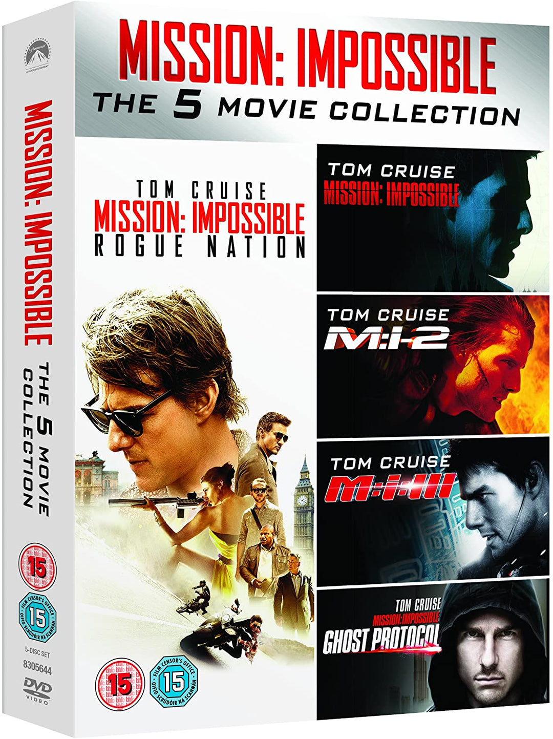 Mission Impossible 1-5 – Action/Thriller [DVD]