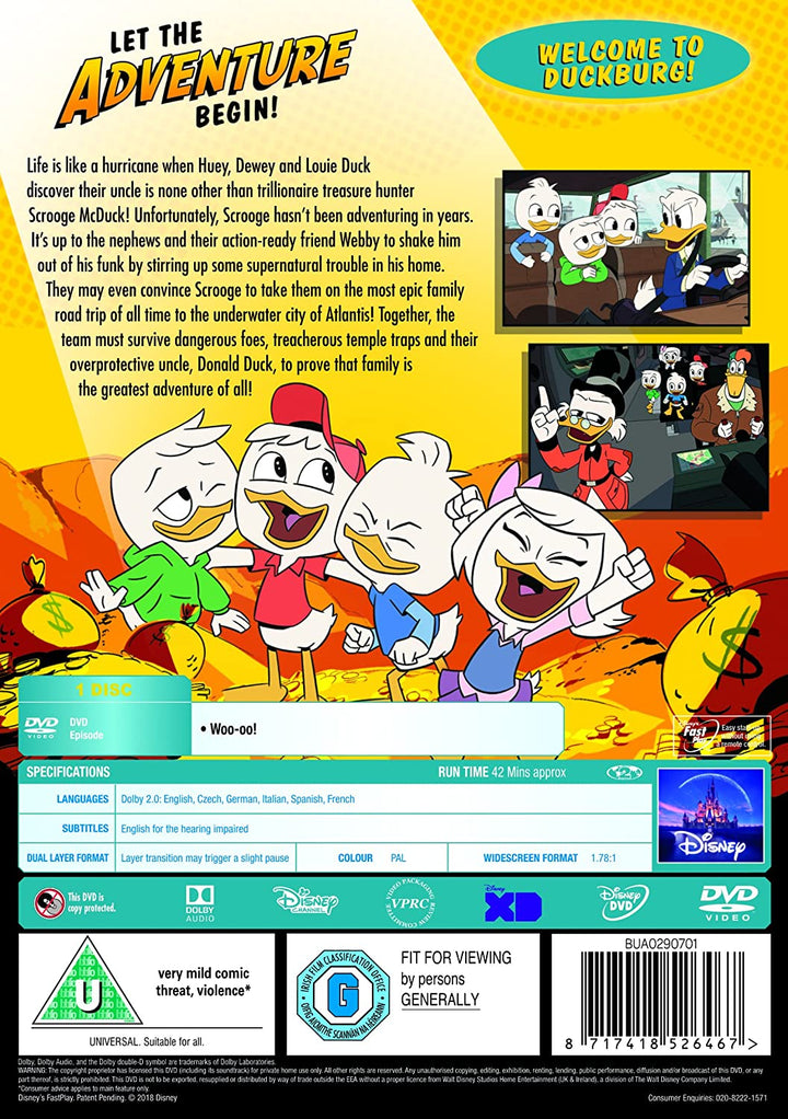 Duck Tales: Woo-Oo! [2018] – Animation [DVD]