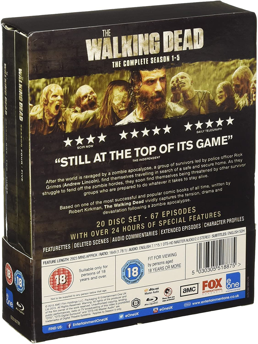 The Walking Dead – Staffel 1–5 [2015] – Horror [DVD]