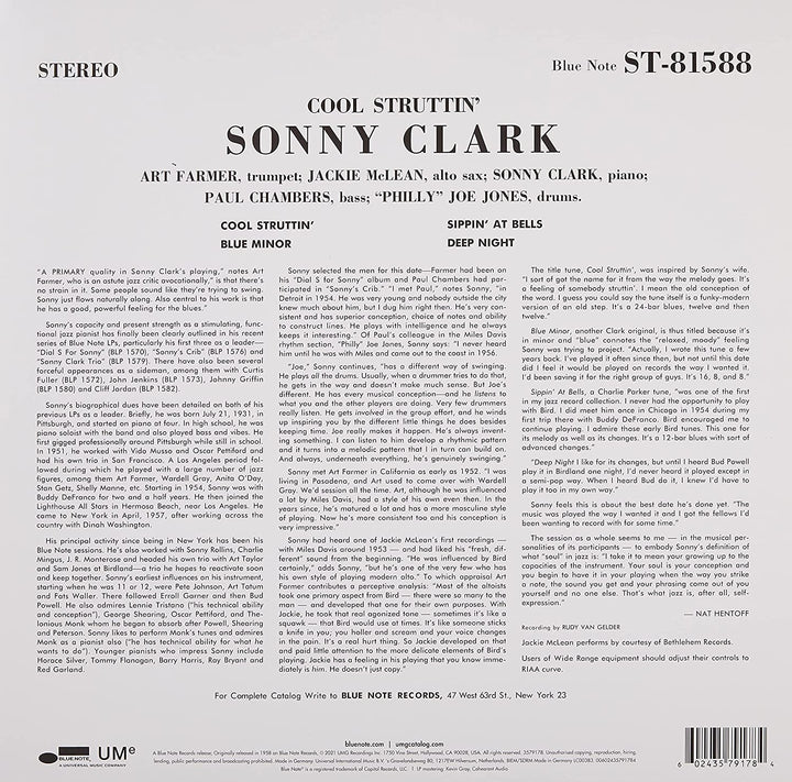 Sonny Clark – Cool Struttin' [Vinyl]