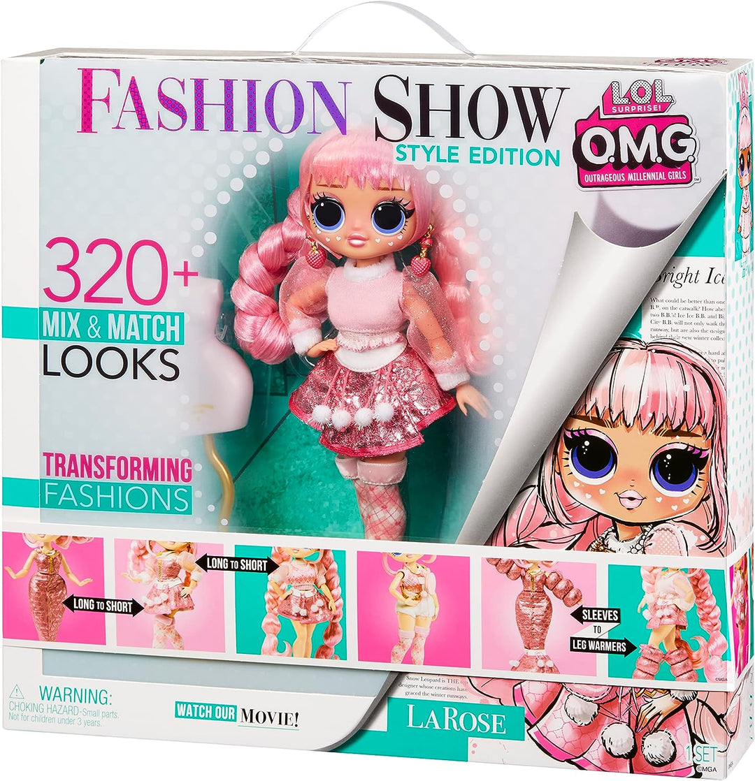 LOL Surprise OMG Fashion Show Style Edition Dolls - LAROSE - 10"/25cm Doll with 320+ Fashion Looks