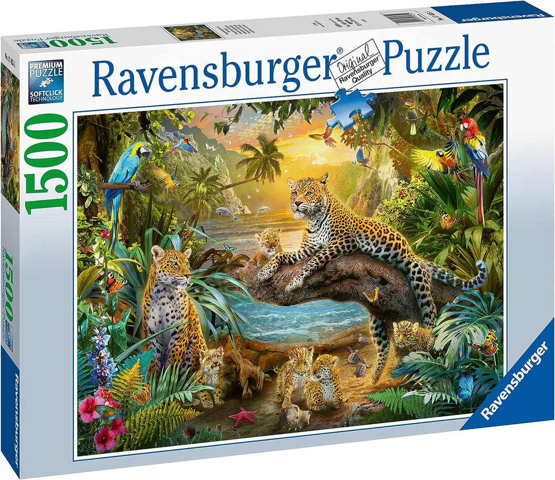 Ravensburger Leoparden im Dschungel 1500-teiliges Puzzle für Erwachsene und Kinder