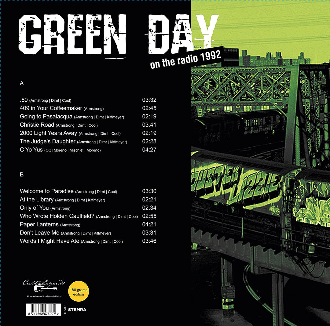 Greenday – On The Radio 1992 LP [Vinyl]