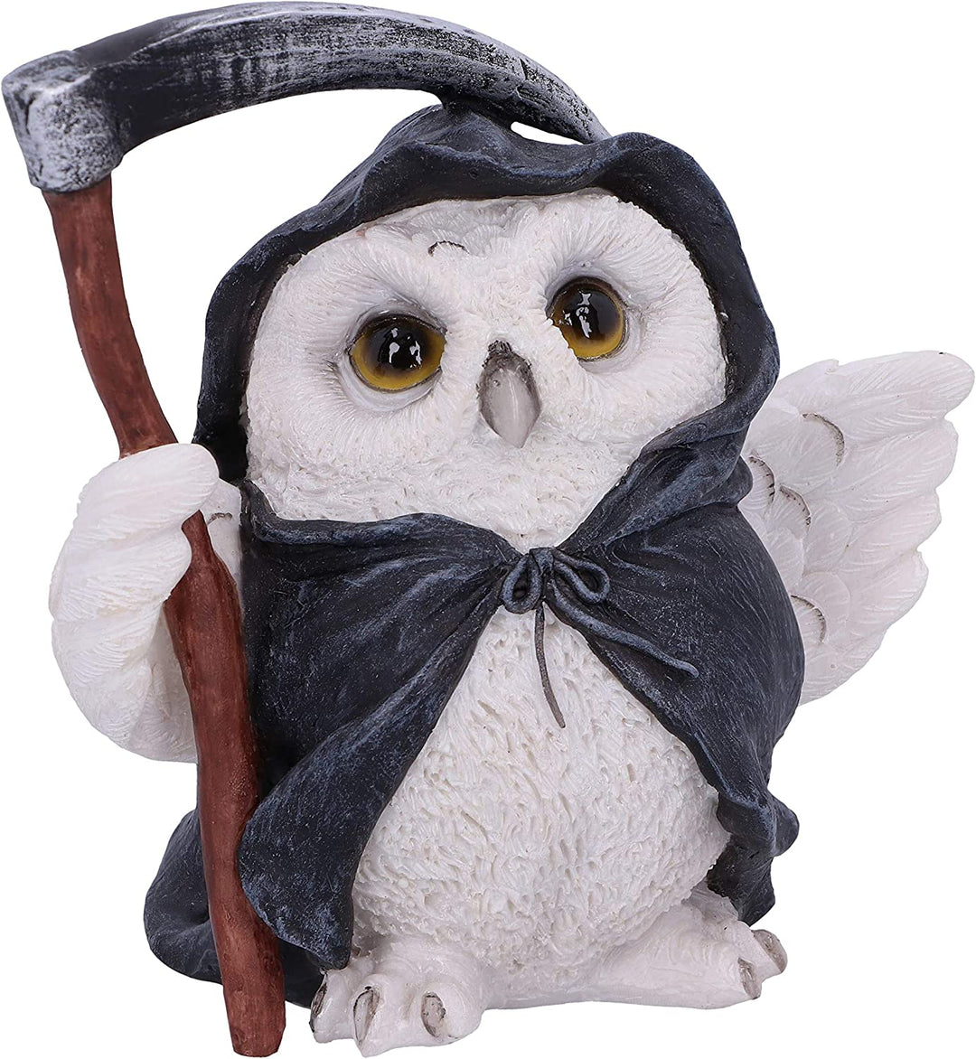 Nemesis Now Flight Grim Reaper Owl Familiar Figur, Weiß, 12,5 cm