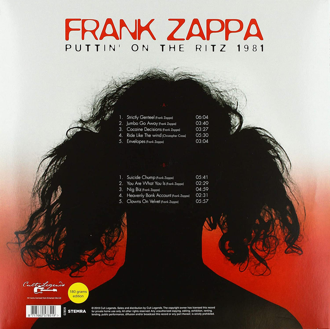 Zappa Frank - Best of Puttin' on the Ritz 1981 [VINYL]