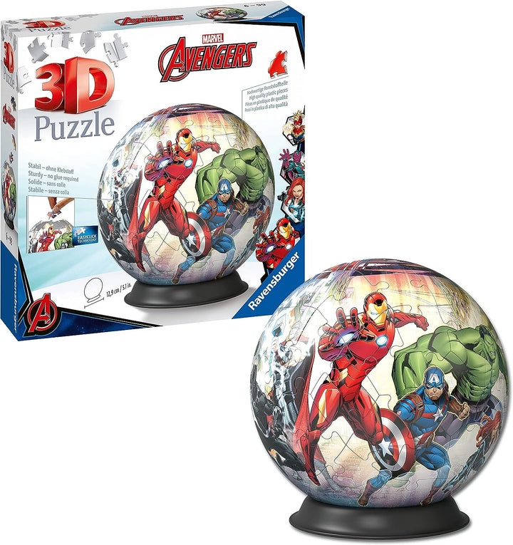 Ravensburger Marvel Avengers 3D-Puzzle für Kinder ab 6 Jahren – 72 Teile