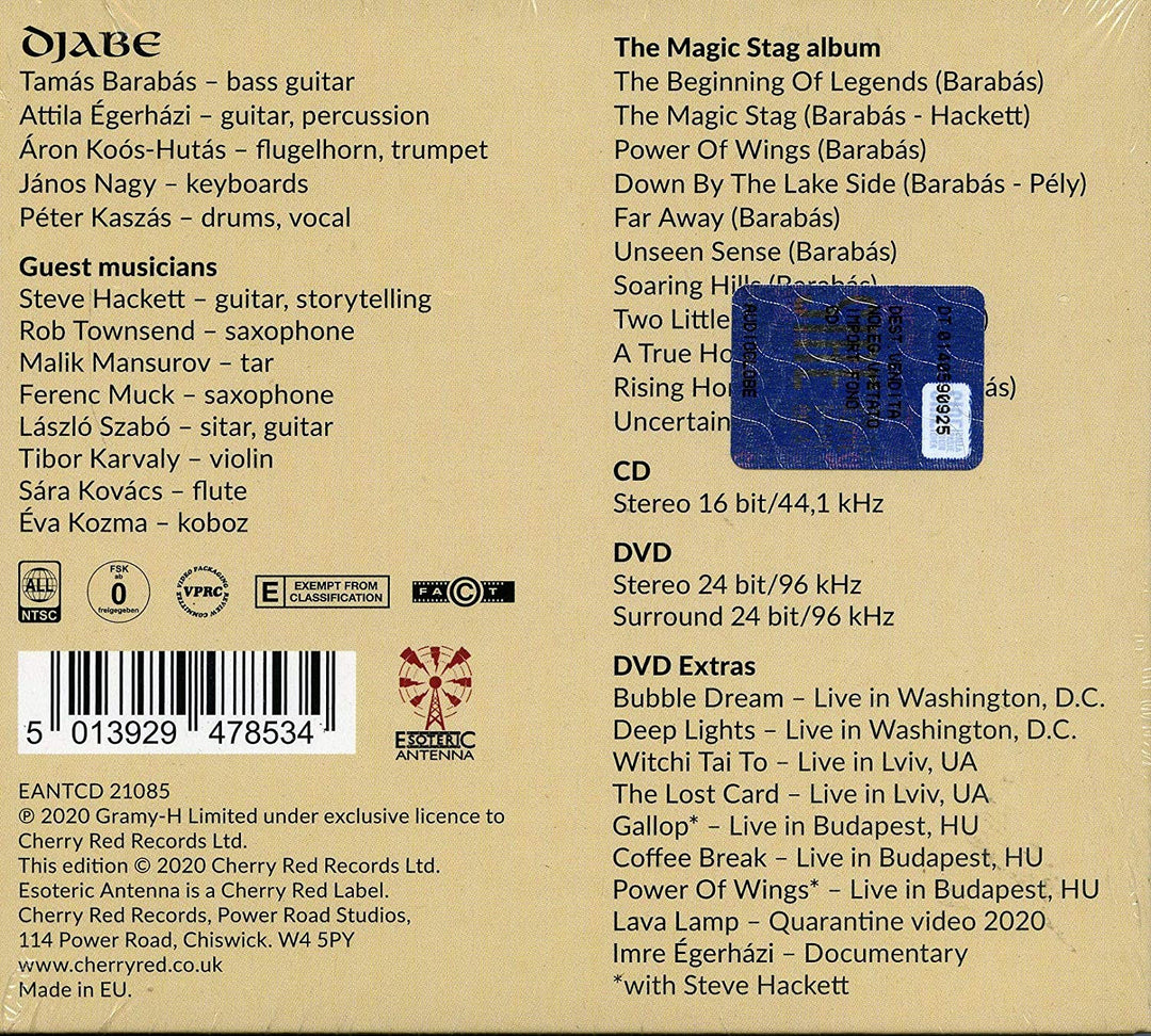 Steve Hackett &amp; Djabe – The Magic Stag Set [Audio-CD]